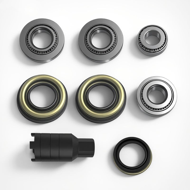 Riyhch Rear Differential Bearings Repair Kit with Removal Tool for Cadillac ATS 2013-2019, for Cadillac CTS 2014-2019, V4/V6 Engines, Replacement for F-577158 F-574658 LM50134R 22993016 92230584 - Image 1